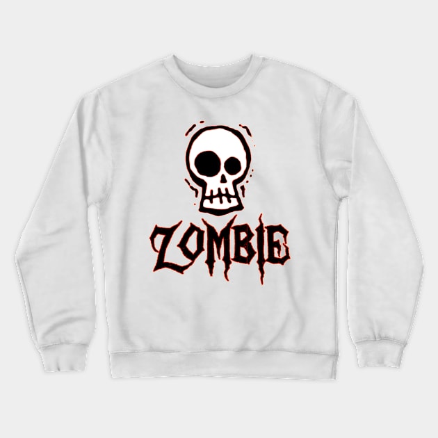 Zombie Crewneck Sweatshirt by DavesTees